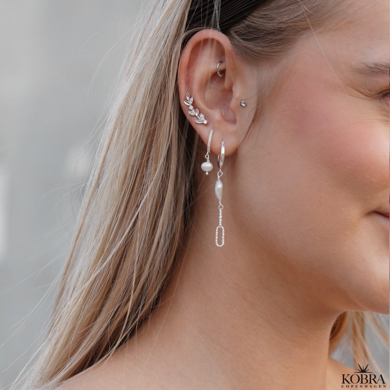 "Pilgrimme" slv perlereringe med chunky kde