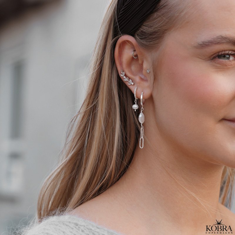 "Pilgrimme" slv perlereringe med chunky kde