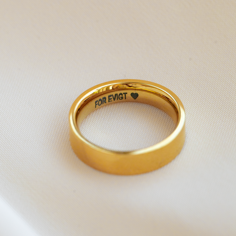 "Jules" Wide Gold-Plated Ring