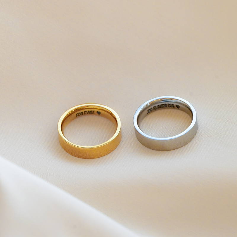 "Jules" Wide Gold-Plated Ring