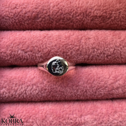 "Province" slv ring med dit land/by graveret