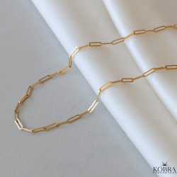 "Quinn" 18 karat forgyldt halskde