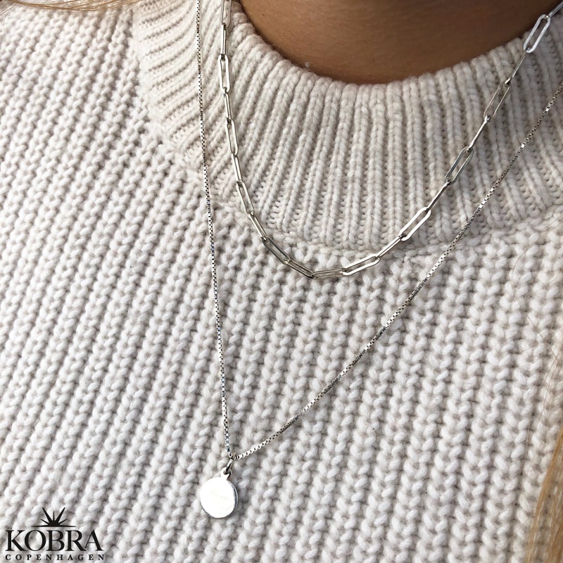 "Quinn" sterling slv halskde