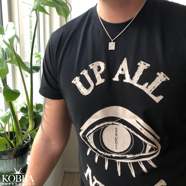 "Reign" guld halskde til mnd med gravering inkl. 2 mm panzer kde