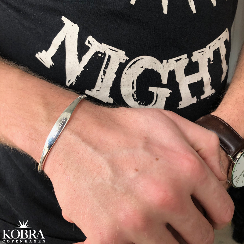 "Payton" sterling slv armbnd med din gravering