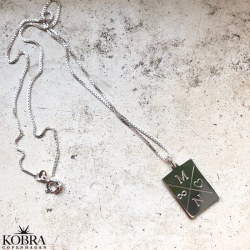 "Reign" slv halskde med gravering og venezia kde