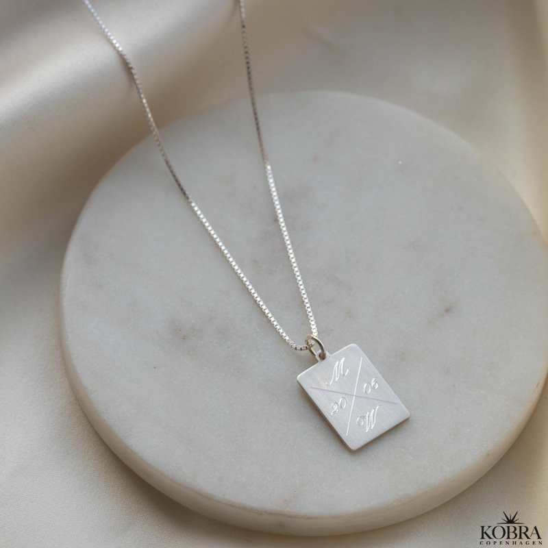 "Reign" slv halskde med gravering og venezia kde