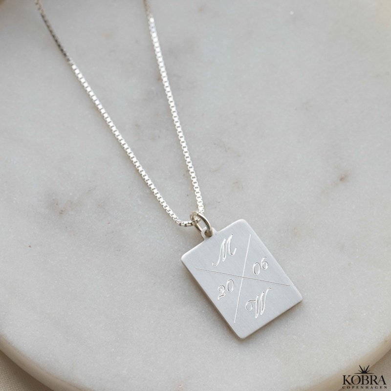 "Reign" slv halskde med gravering og venezia kde