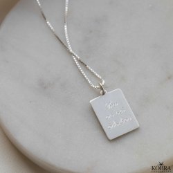 "Reign" slv halskde med gravering og venezia kde