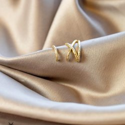 "Robin" earcuff i guld