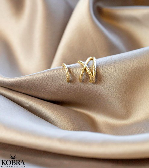 "Robin" earcuff i guld