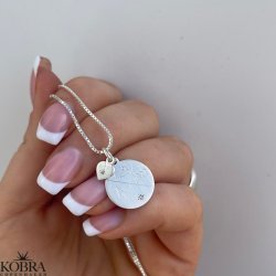 Studenter smykke til studinen // halskde i slv med indgravering