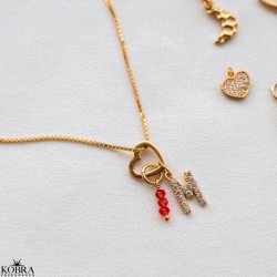 "Open My Heart" charm in gold which can be opened