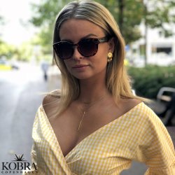 "Holly" Necklace in 14 carat gold plated sterling silver