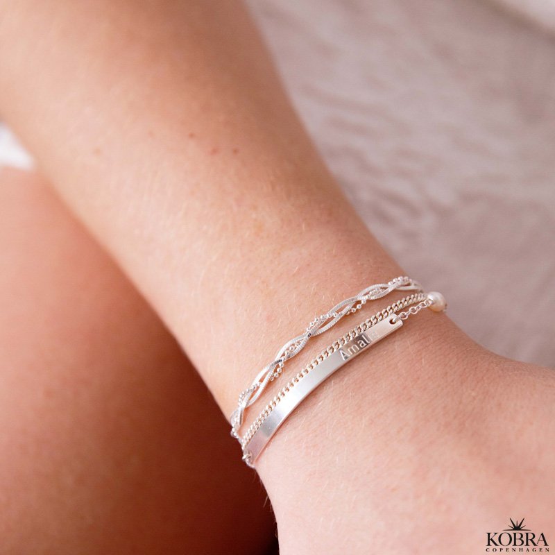 "Sally" twisted bracelet in sterling silver