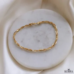 "Sally" bracelet in 18 carat gold plated