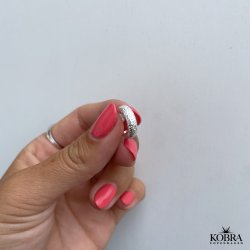 "Levine" sandblst earcuff i slv