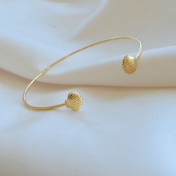"Shiela" guldarmband med sn�ckskal