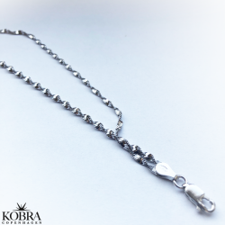 "Verano" snoet dobbelt ankelkde i sterling slv