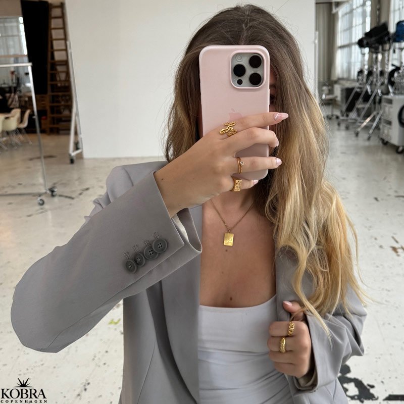 "Soho" handmade YOUR number ring in gold