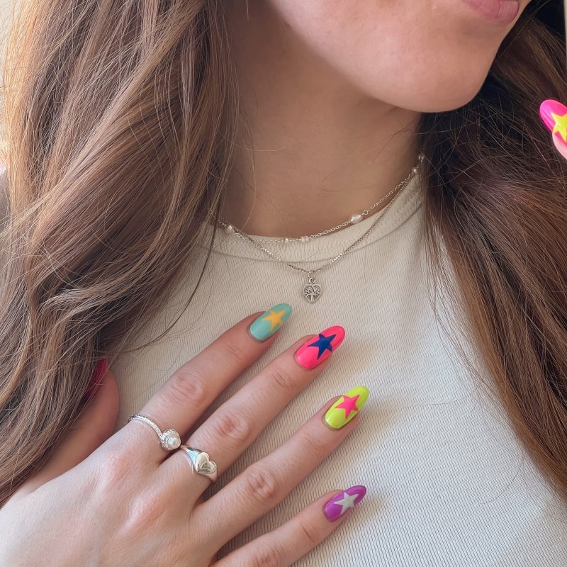 "Sigrid" heart-shaped tree of life necklace in silver