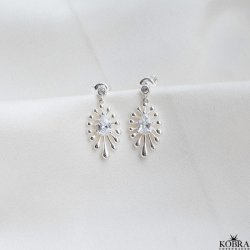 "Silver Splash" slv reringe med sten 