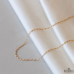 "Singapore" 18 karat forgyldt snoet kde