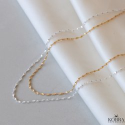 "Singapore" 18 karat forgyldt snoet kde