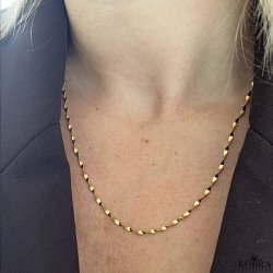 "Singapore" 18 karat forgyldt snoet kde