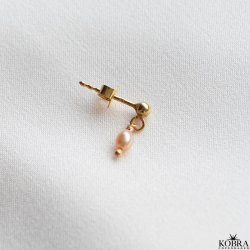 "Wilma" pearl earring gold 1 pc.