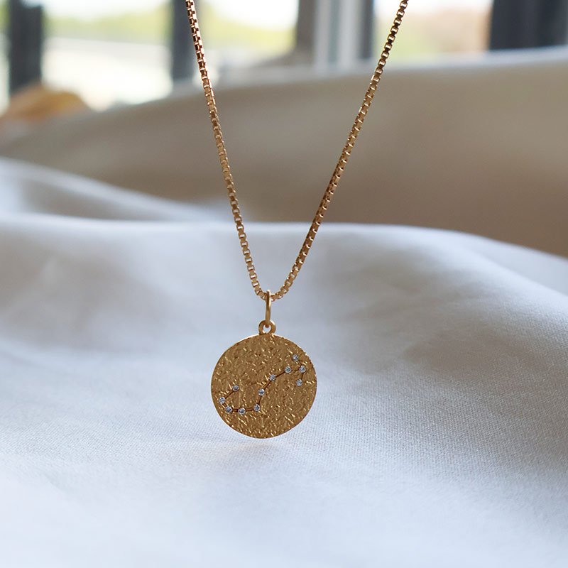 "Starstruck" 18k Gold Plated Zodiac Necklace