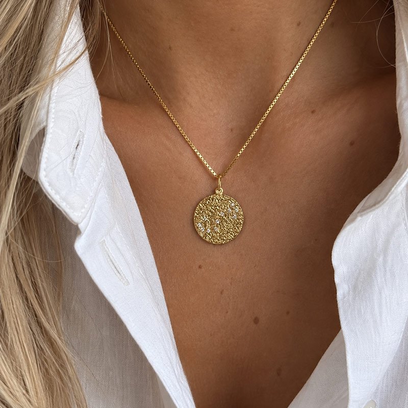 "Starstruck" 18k Gold Plated Zodiac Necklace