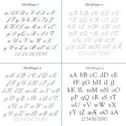 "Alliance" pendant in silver including engraving and optional gem