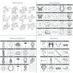"Lucky" slv halskde med firklver inklusiv gravering