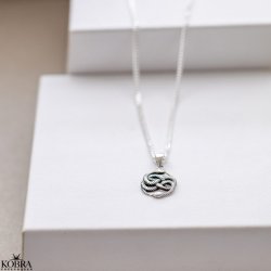 "Viper" slv halskaede med slanger