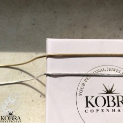 "Shiva" Slangekde, sterling slv eller 14 karat forgyldt