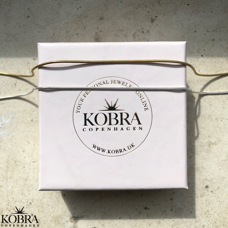 "Shiva" Slangekde, sterling slv eller 14 karat forgyldt