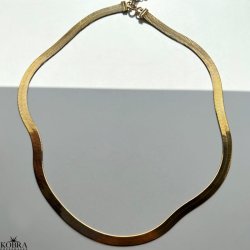 "Mason" hunky gold herringbone chain