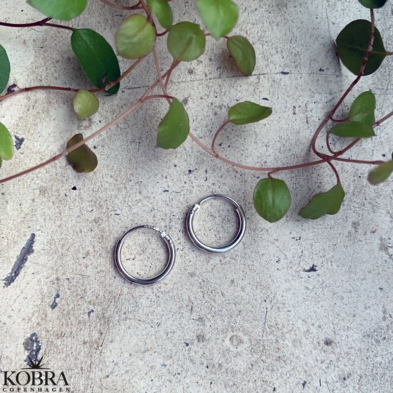 "Cirkeline" hoops (mini) i slv