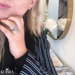 "Cirkeline" hoops (Small) i sterling slv