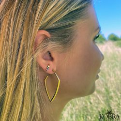 "Spring" restikker i 18K forgyldt