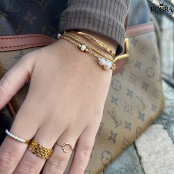 "Carolina" snoet guld ring