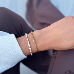 "Sally" bracelet in 18 carat gold plated