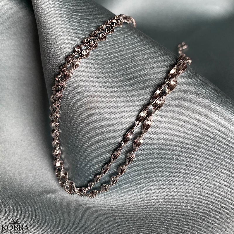 "Verano" snoet dobbelt ankelkde i sterling slv