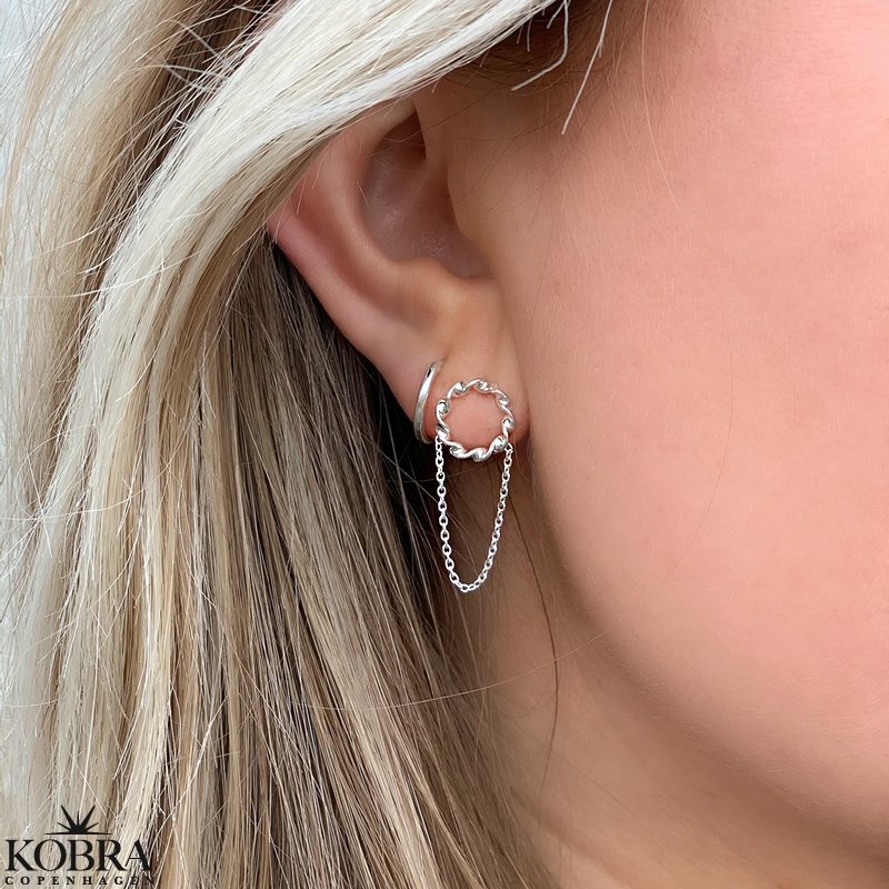 "Cirkeline" hoops (mini) i slv