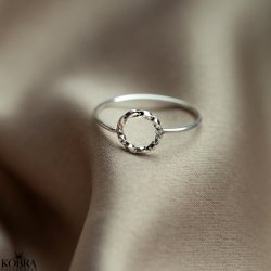 "Carolina" snoet slv ring