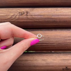 "Carolina" snoet slv ring