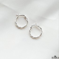 "Sally" smukke snoet slv hoops