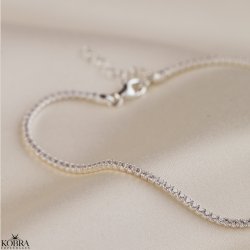 "Ivy" tennis ankelkde i slv med sten