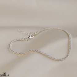 "Ivy" tennis ankelkde i slv med sten